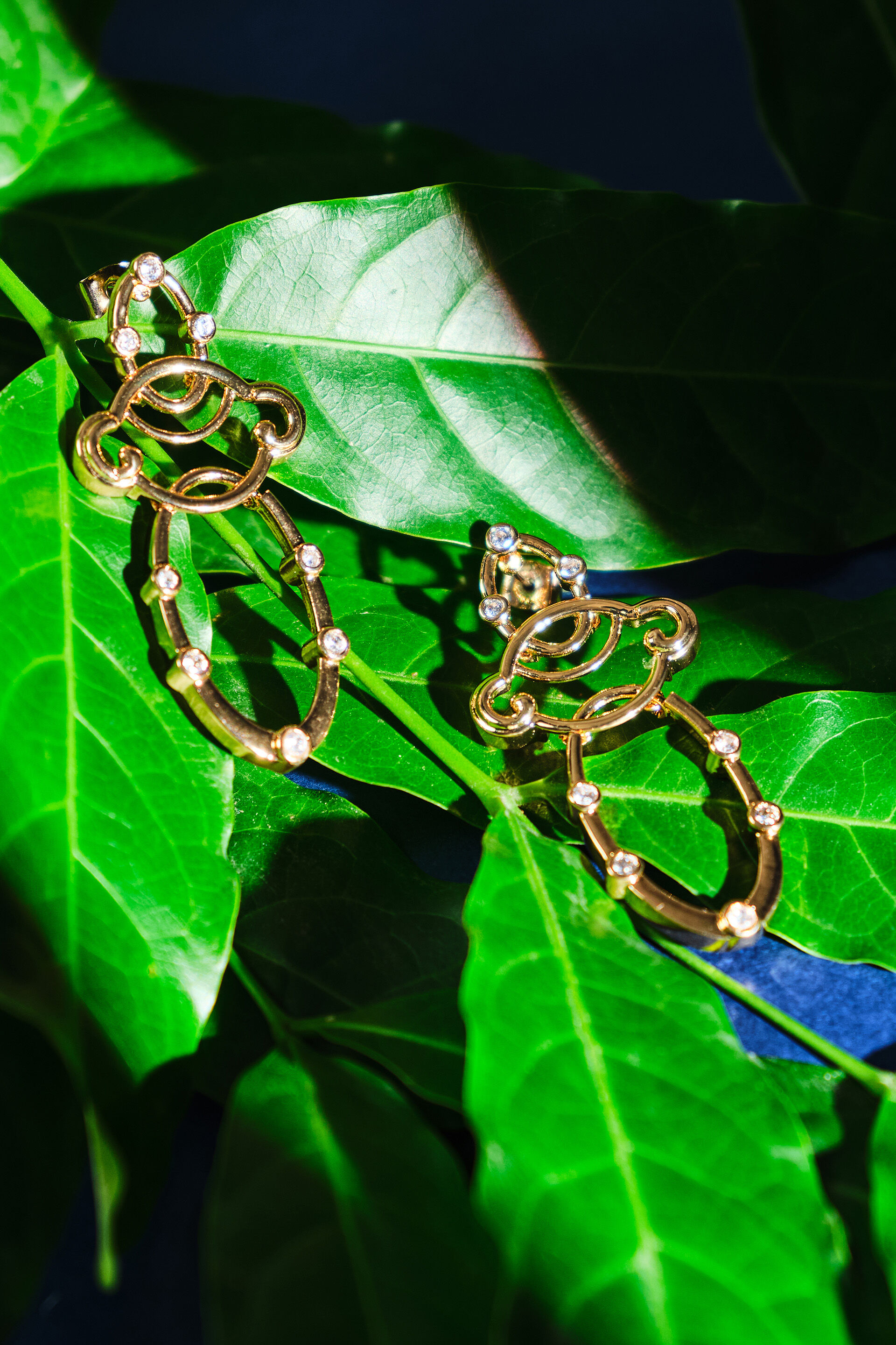 Veronica Golden Earrings, , image 2